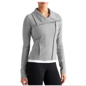 ATHLETA On The Move Jacket Heathered Gray {Z26}
